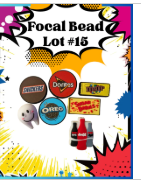 Focal Bead Lot #15 – Doritos, Oreo & Coca-Cola Beads (New)