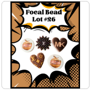 Designer Focal Bead Lot #26