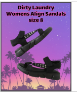 Dirty Laundry Women's Align Sandal – Size 8, New in Box