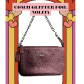Authentic Coach Glitter Foil Nolita Bag (Pre-Owned)